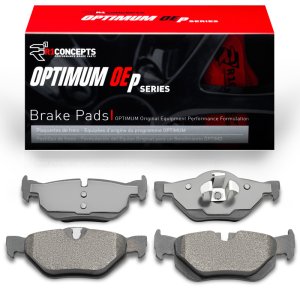 BMW 328I Brake Pads - Rear - R1 Concepts - Optimum OE - `06-`15